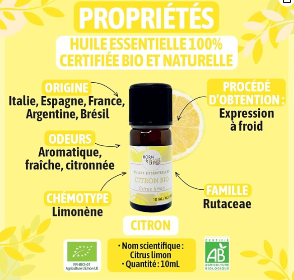 Huile essentielle citron RITUALIBOX