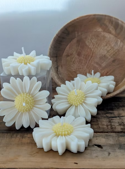 Bougie fleur marguerite RITUALIBOX