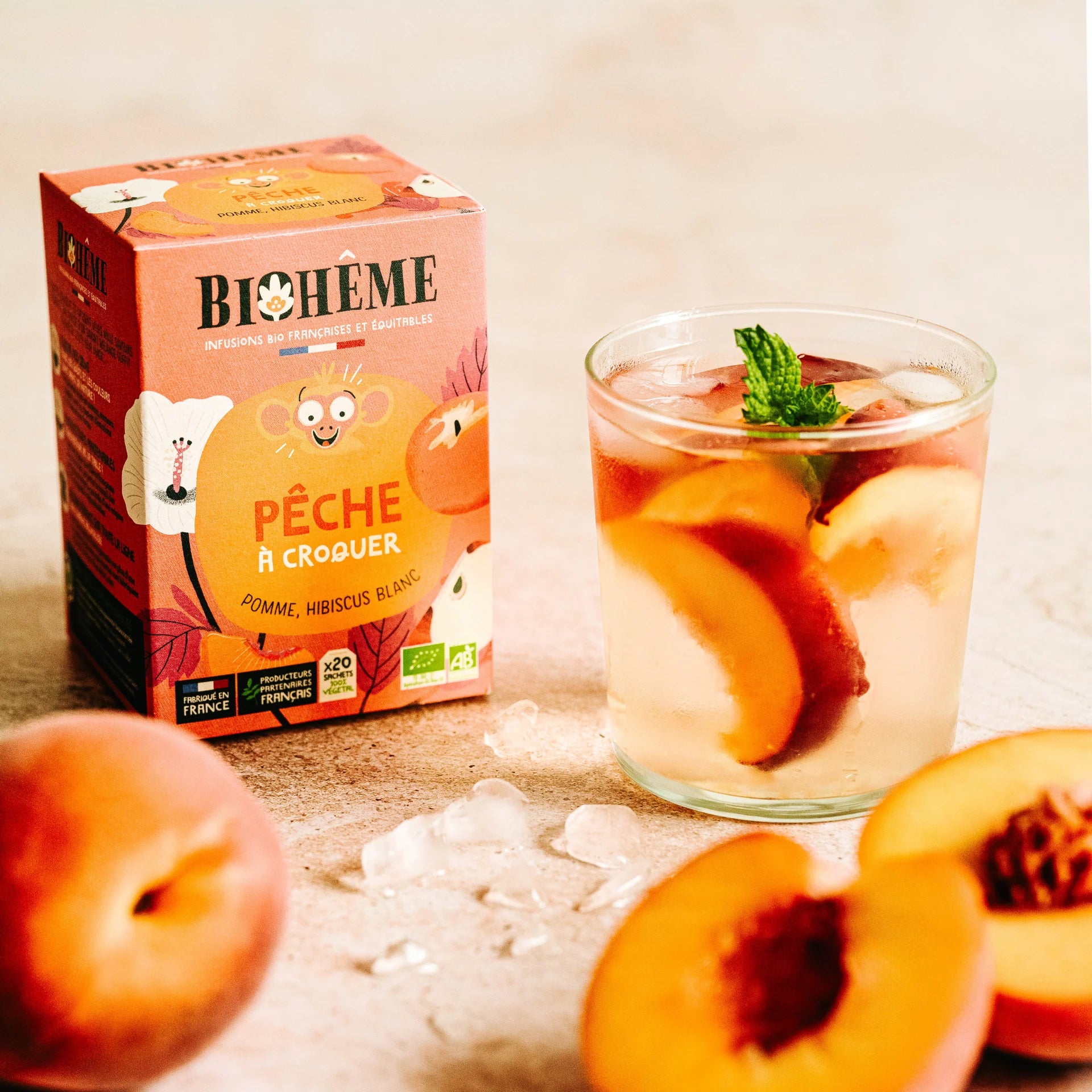 Infusion Pêche Hibiscus 🍑🌸 RITUALIBOX